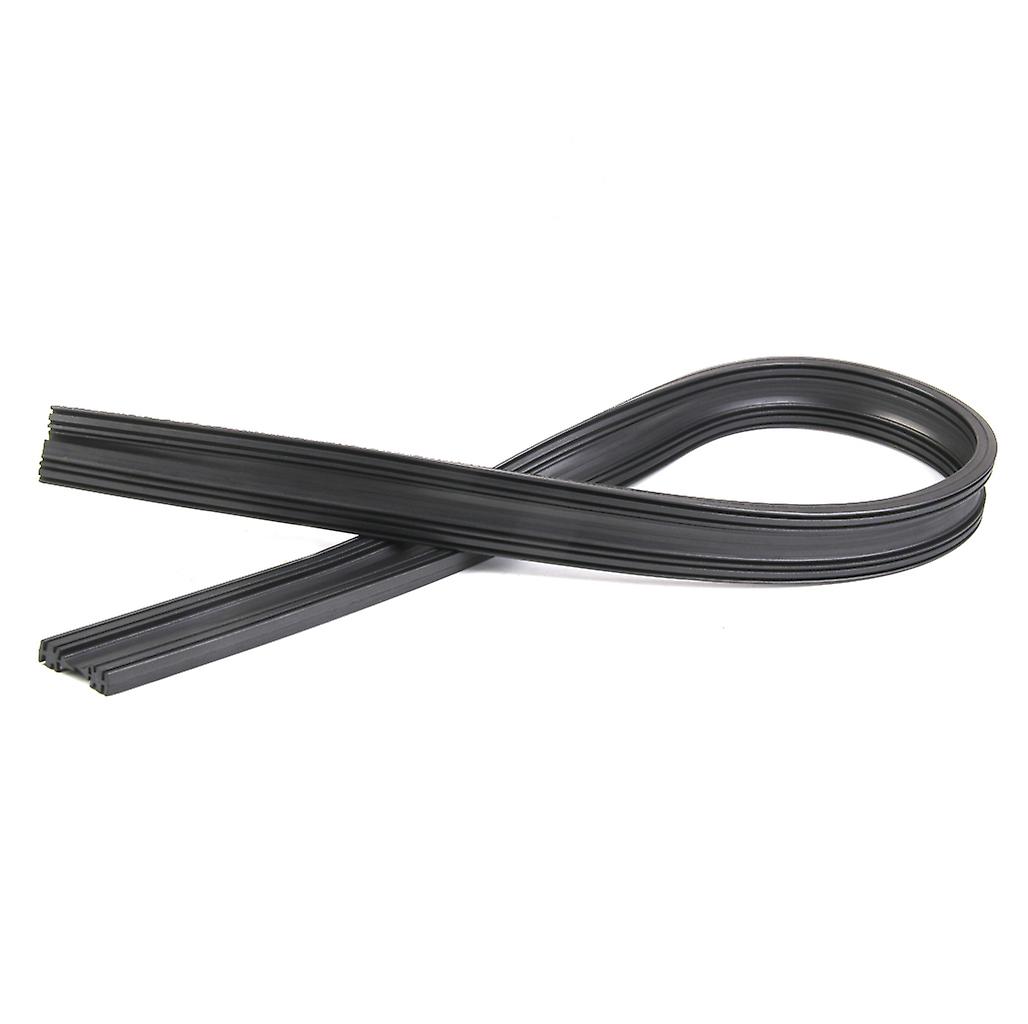2x Universal Frameless Wiper Blade Rubber Strips Replacement Refill 6mm 26"