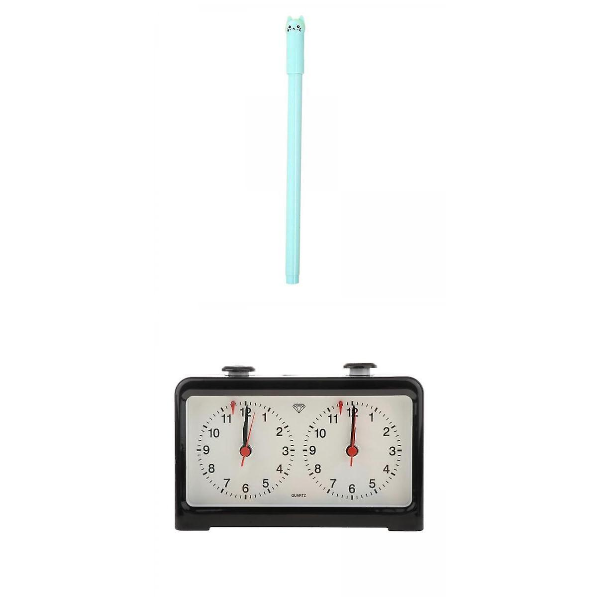 Professional Analog Chess Clock for Chess Game Count Up Down Timer