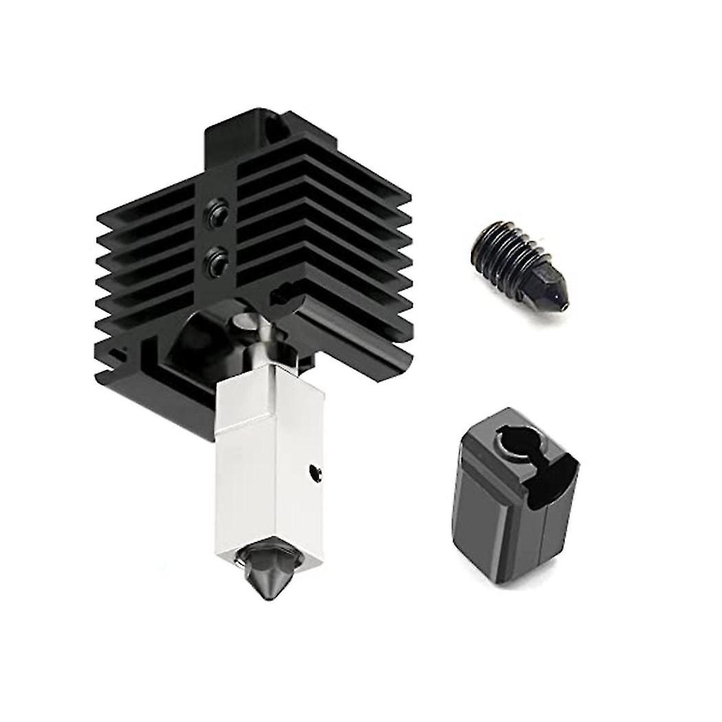 Up To 500 Hightemperature Upgraded Hotend Heater Block Chrome Zirconium Copper Nickel Plated Versi