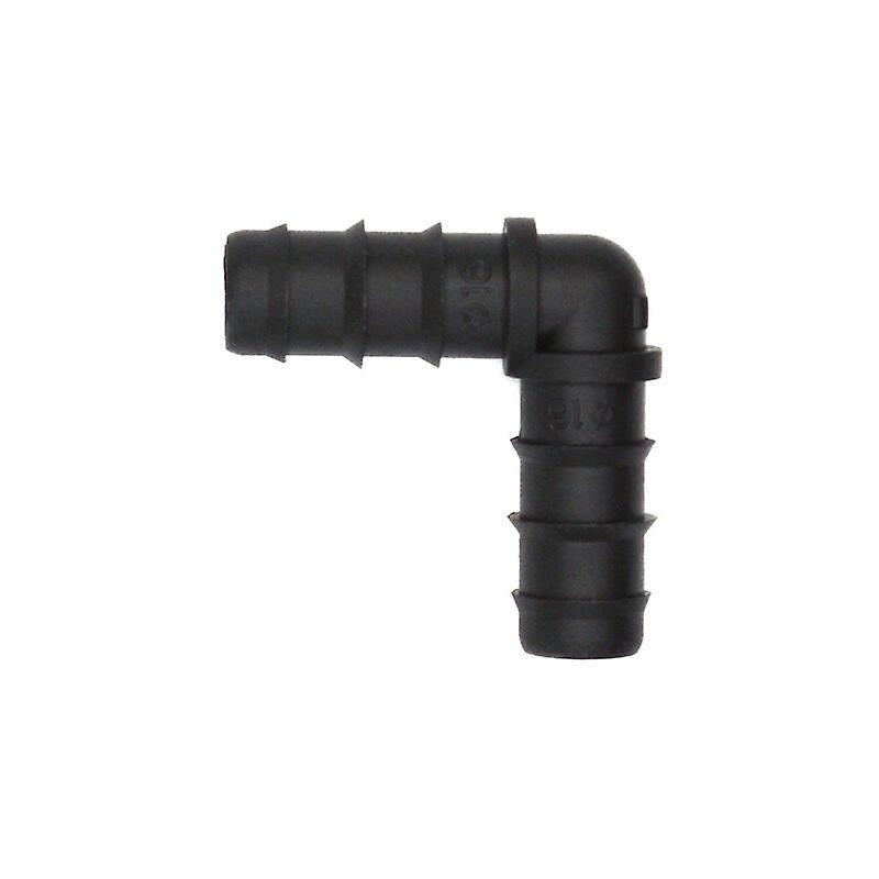 Hose Connectors for 16mm Elbow Irrigation System, Black, 9 Pcs,Fontainebleau