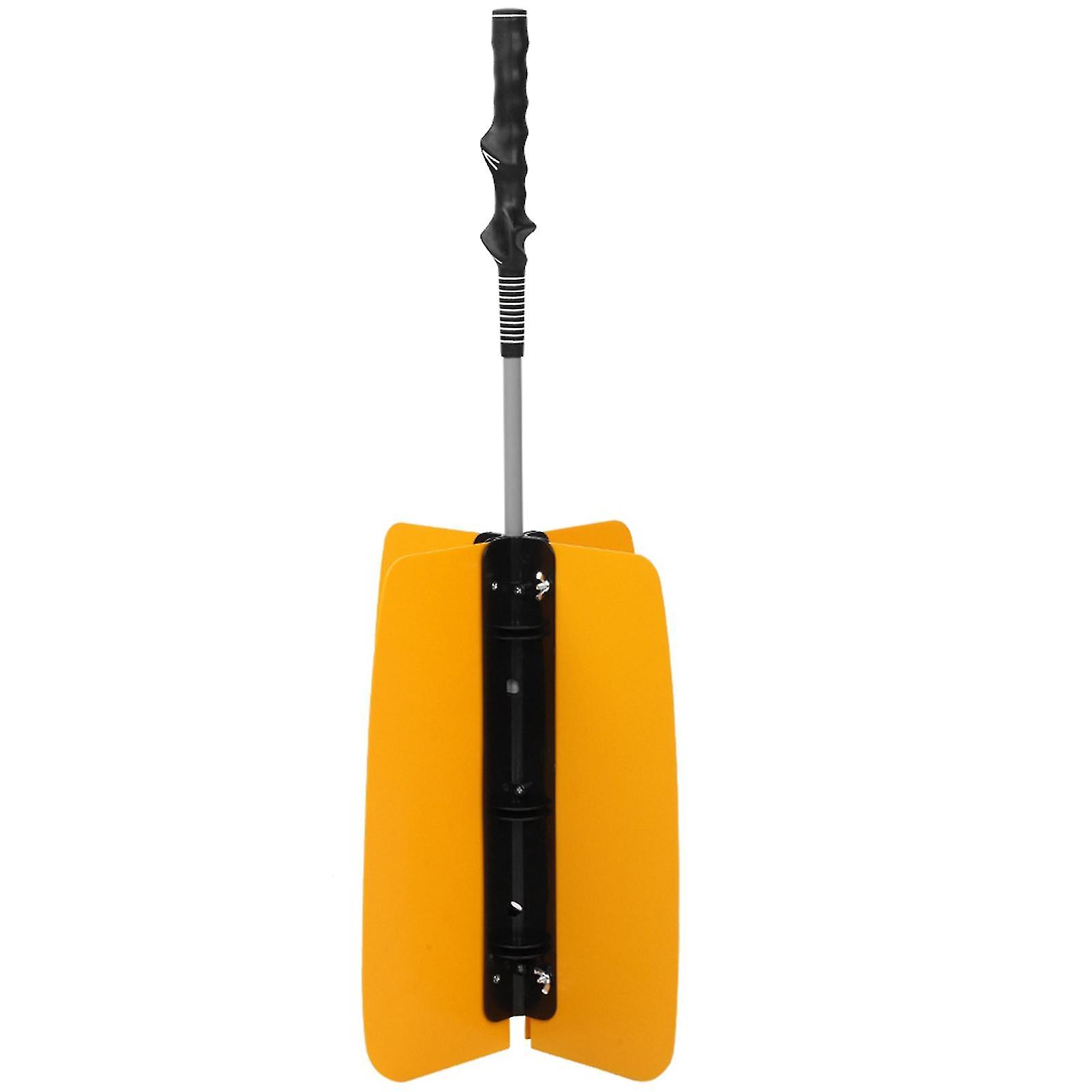 Yellow Color Golf Wind Swing Fan Resistance Practice Aid Trainer Training Tool Accessory