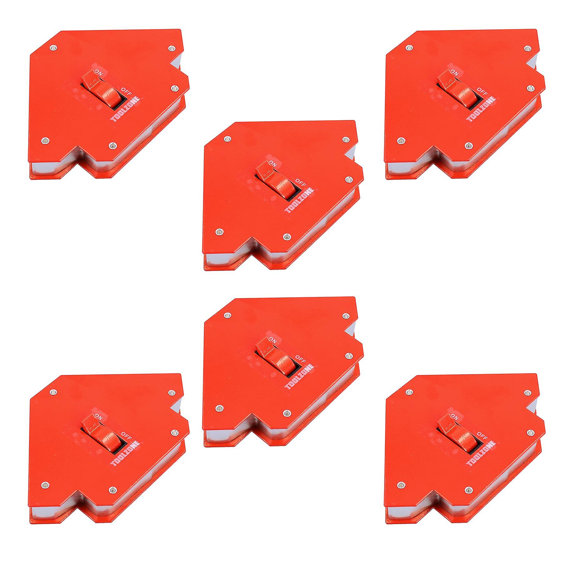 55lb Welding Magnet Holder Support With On Off Switch 45 90 135 Degrees 6pk