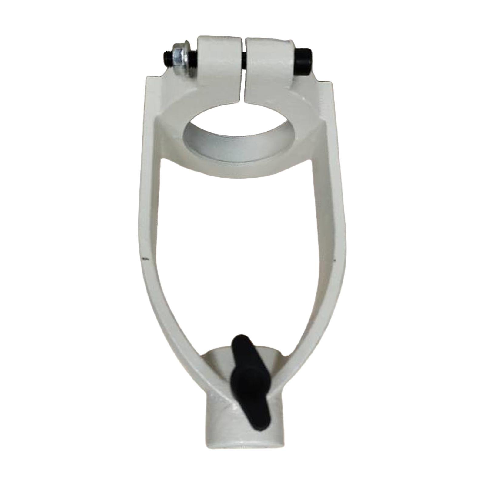 Square Hole Drill Fixed Bracket for Drill Machine Woodworking Bench Mortiser White