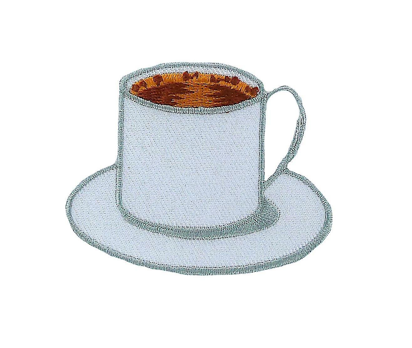 Patch Ecusson Brode Applique Backpack Expresso Couture Kawaii Cup Cafe