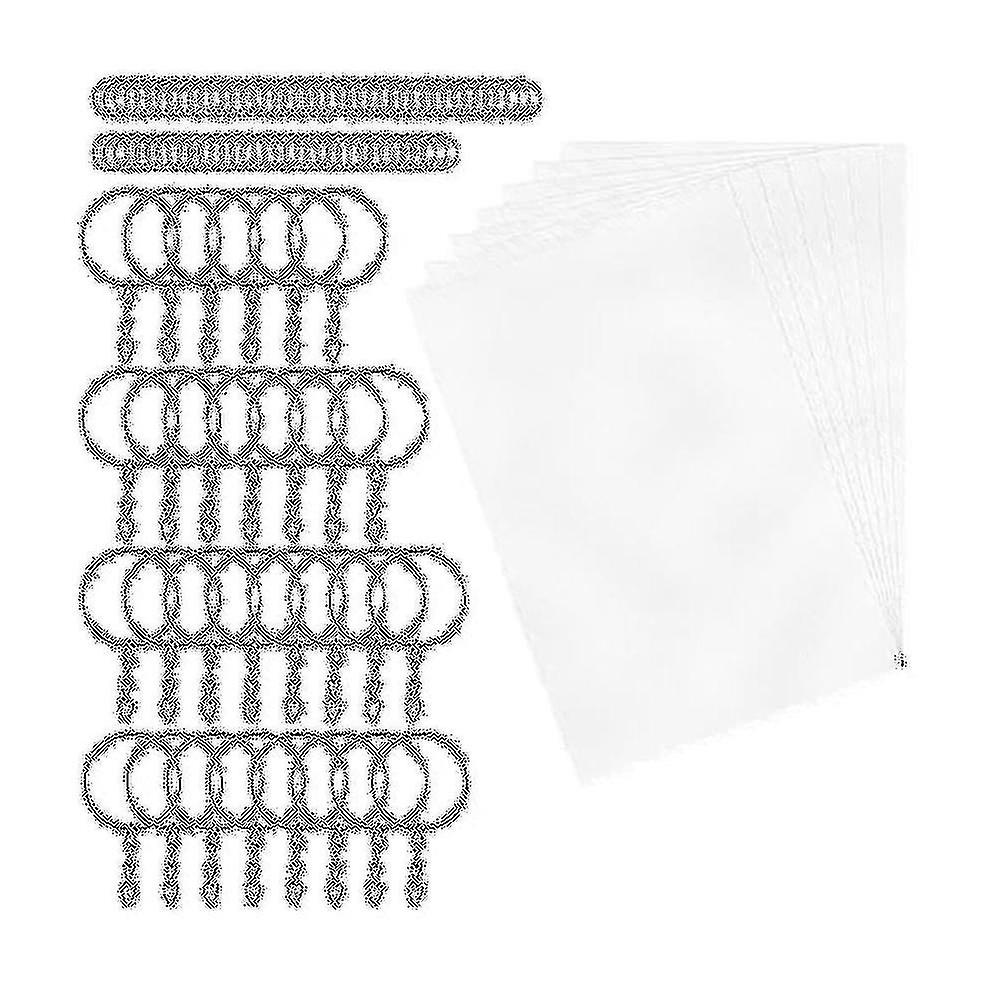 225pcs Shrinky Dink Keychain Kit, With Shrinky Dink Paper Key Chain Split Ring Shrinky Dink Paper K