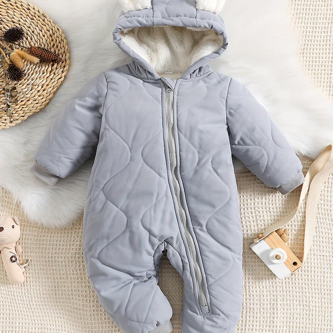 Keep Your Little One Cozy And Cute In This Infant Thermal Jumpsuit!