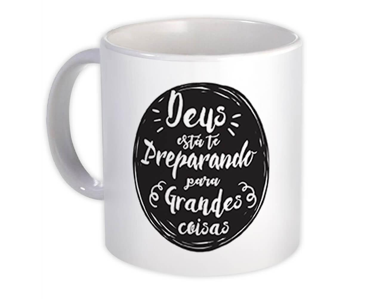 Gift Mug: God God Great Things Portuguese