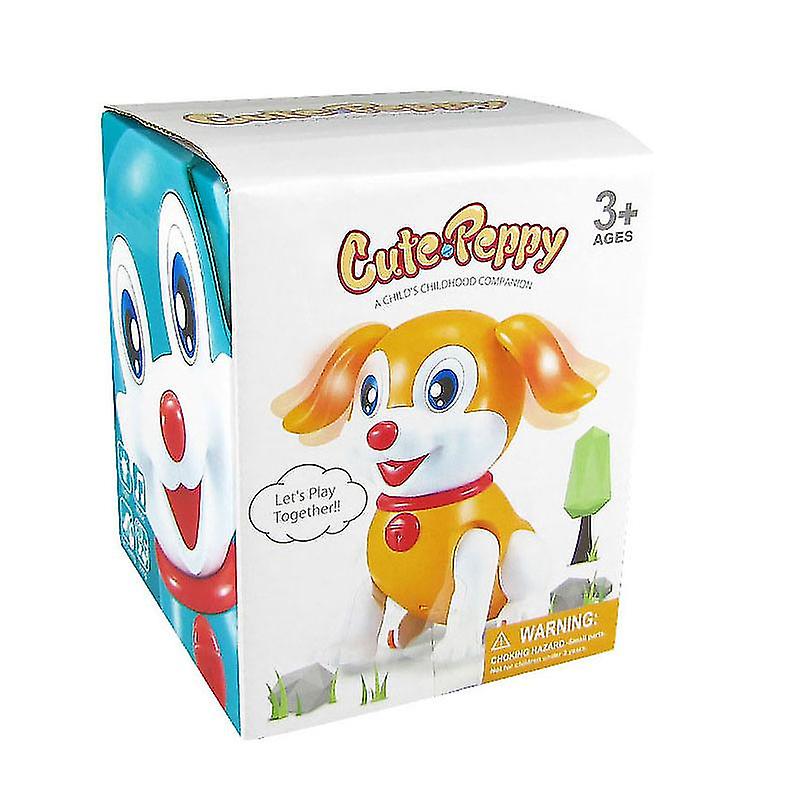 Interactive Electronic Puppy Toy for Kids - Walking Robot Dog with Moving Ears