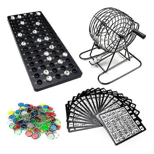 Regal Games - Deluxe Bingo Set - Includes Bingo Cage, Master Board, Mixed Cards, 75 Calling Balls, F