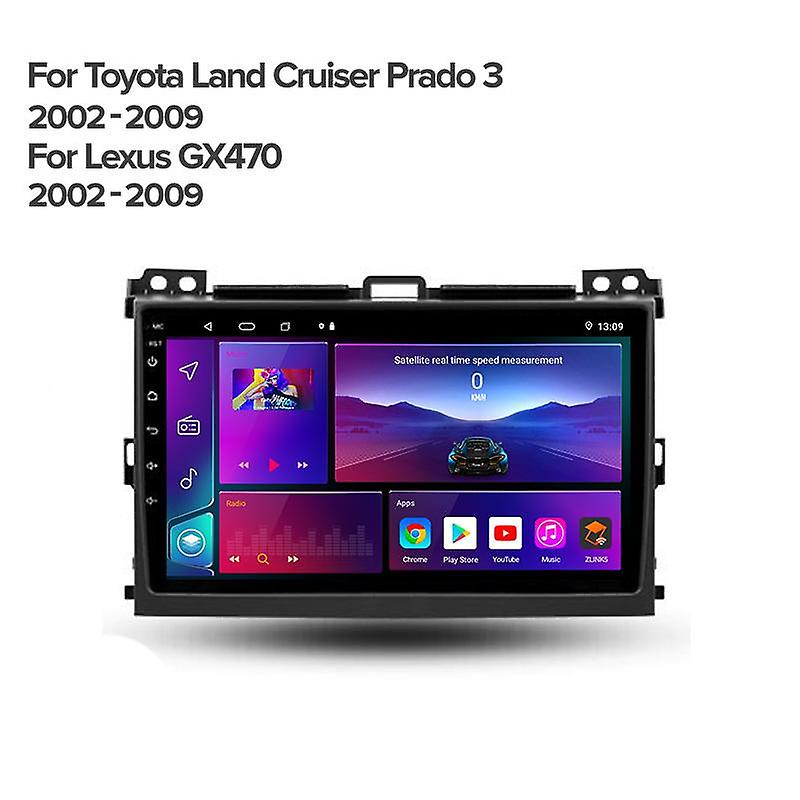 For Toyota Land Cruiser Prado 120 3 III For Lexus GX470 GX 470 J120 2002 - 2009 Car Radio Multimedia
