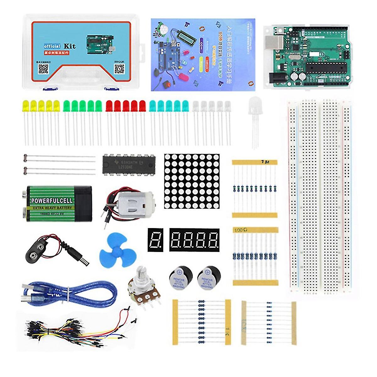 For R3 At328p 3b Mcu C Langua Programming Learning Kit ( Kit)