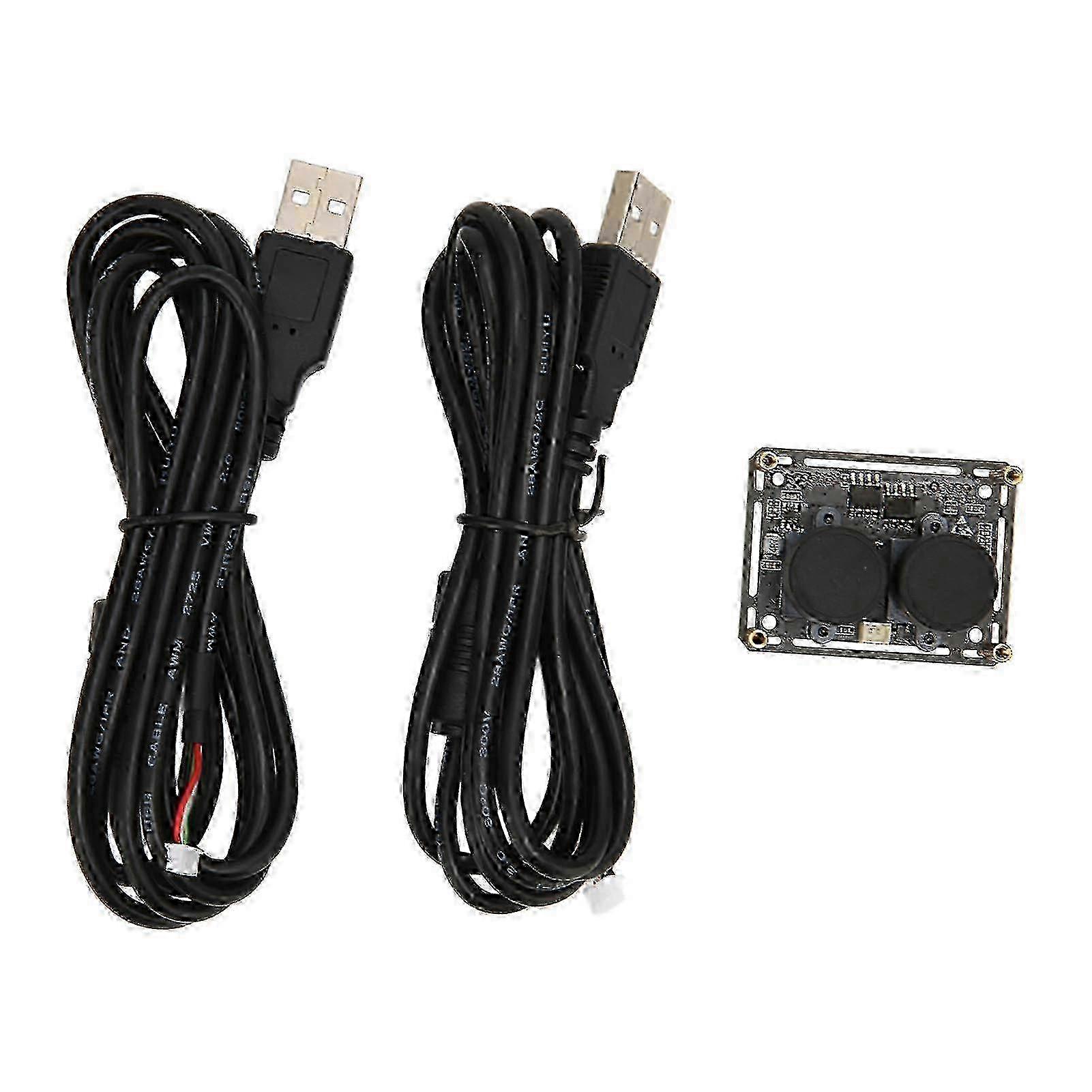 Dual Lens USB Camera Module 2MP Visible Light Infrared Face Recognition Binocular Camera Board for Face Recognition