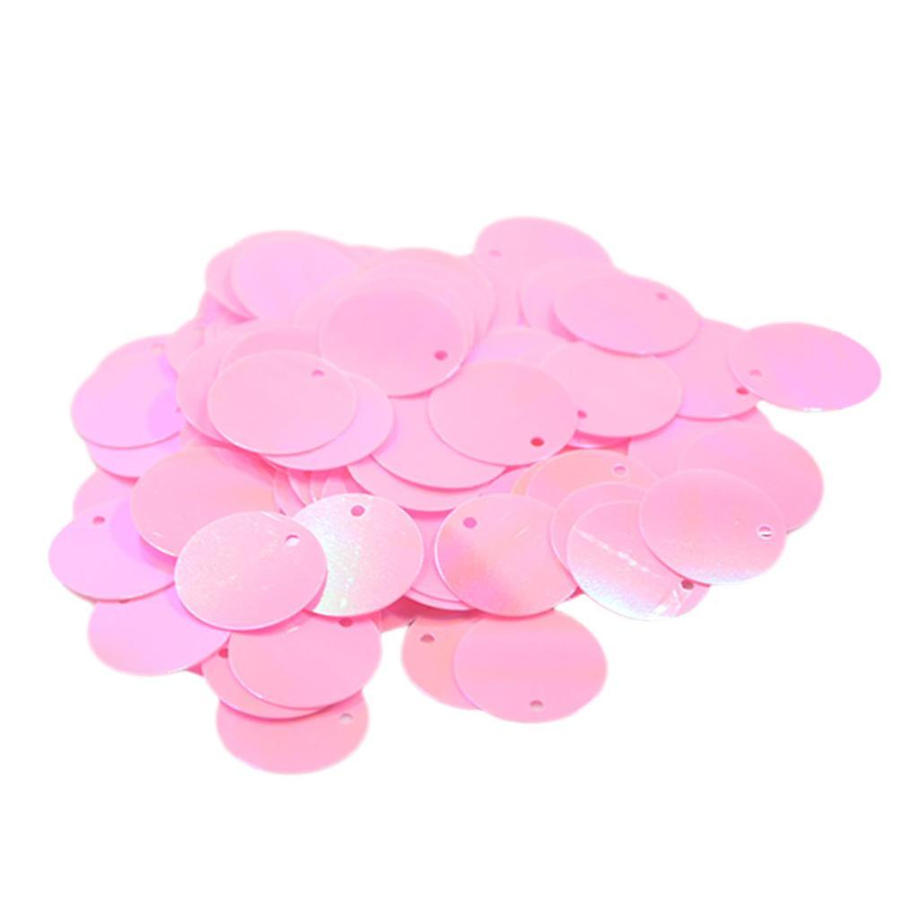 DIY Shiny Round Loose Sequins Paillettes Sewing Craft 16mm Blue