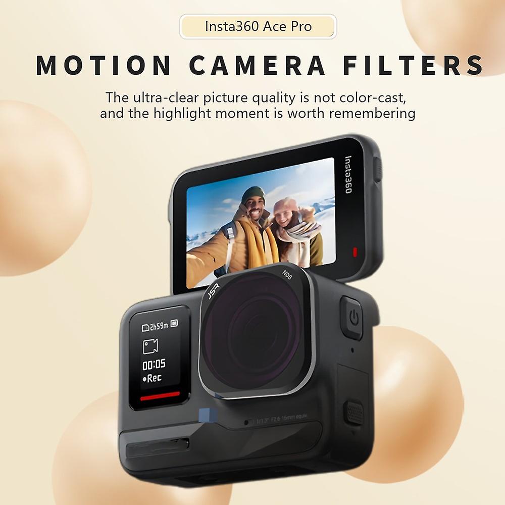 ND-Objektivfilter UV/CPL/ND8/16/32/64/MACRO 10X/STAR-Filter für Insta360 Ace Pro