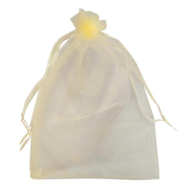 Orange 17x23 cm50pcs Fruits Plant Nursery Bags Grapes Gardening Protection Drawstring Mesh Bag Home Candy Pearl Storage