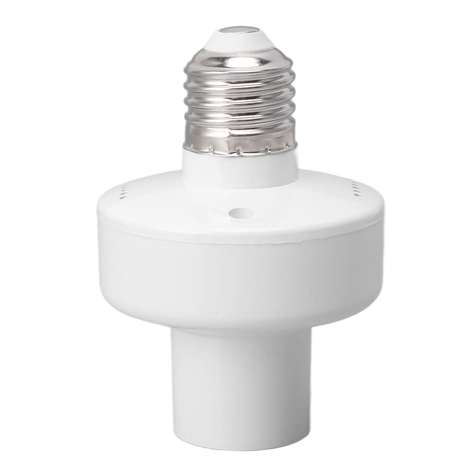 Douille d'ampoule intelligente Wi-Fi E27/E26, commande vocale sans fil, compatible avec Google Home (85-265 V)