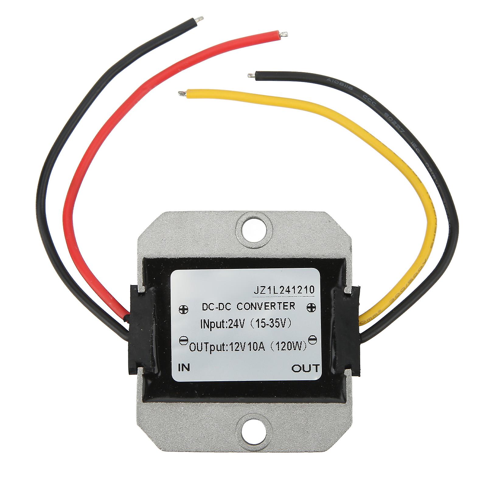 Buck Converter DC 24V to DC 12V 10A IP67 Waterproof Voltage Converter Module for Equipment