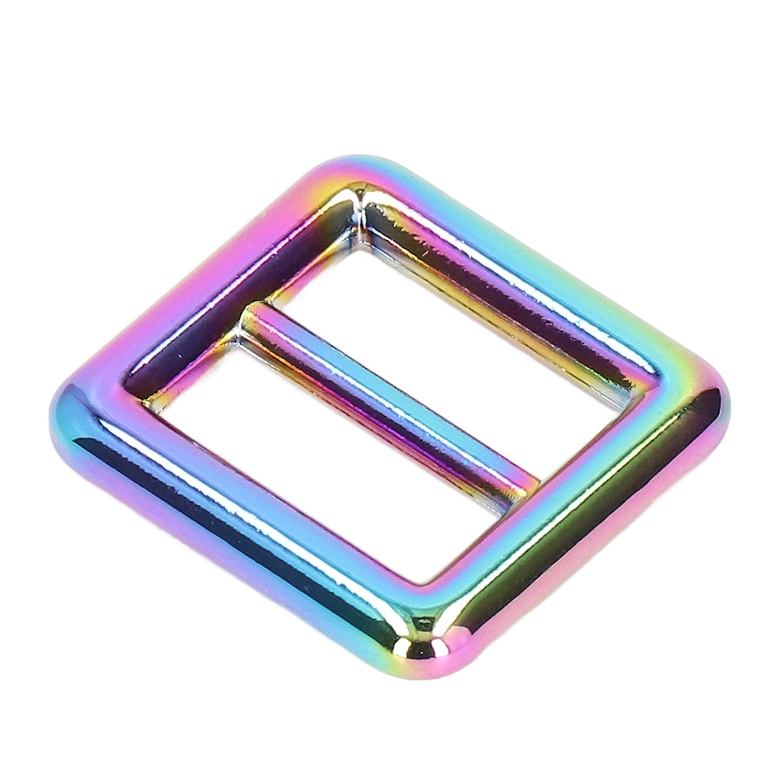 10Pcs Adjustable Slide Buckles Convenient Use High Practicality Anti Rust Sturdy Metal Glide Buckles for DIY Crafts Bags25mm 