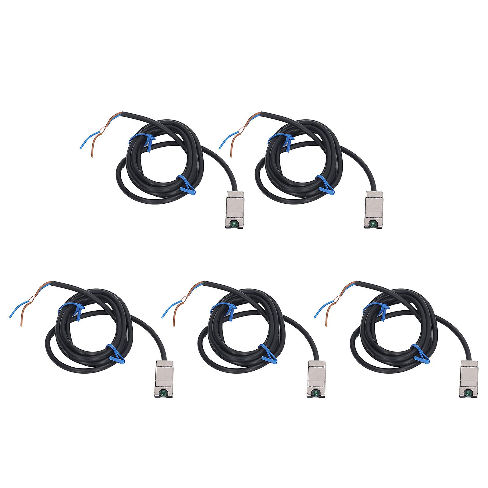 5Pcs Magnetic Switch Sensor 2 Wire Normally Open Proximity Sensor 100mA AC DC 5‑240V