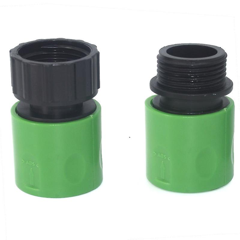 Plastic 3/4" Female Quick Connect External Screw Teeth 6 Set Quick Plug Taps