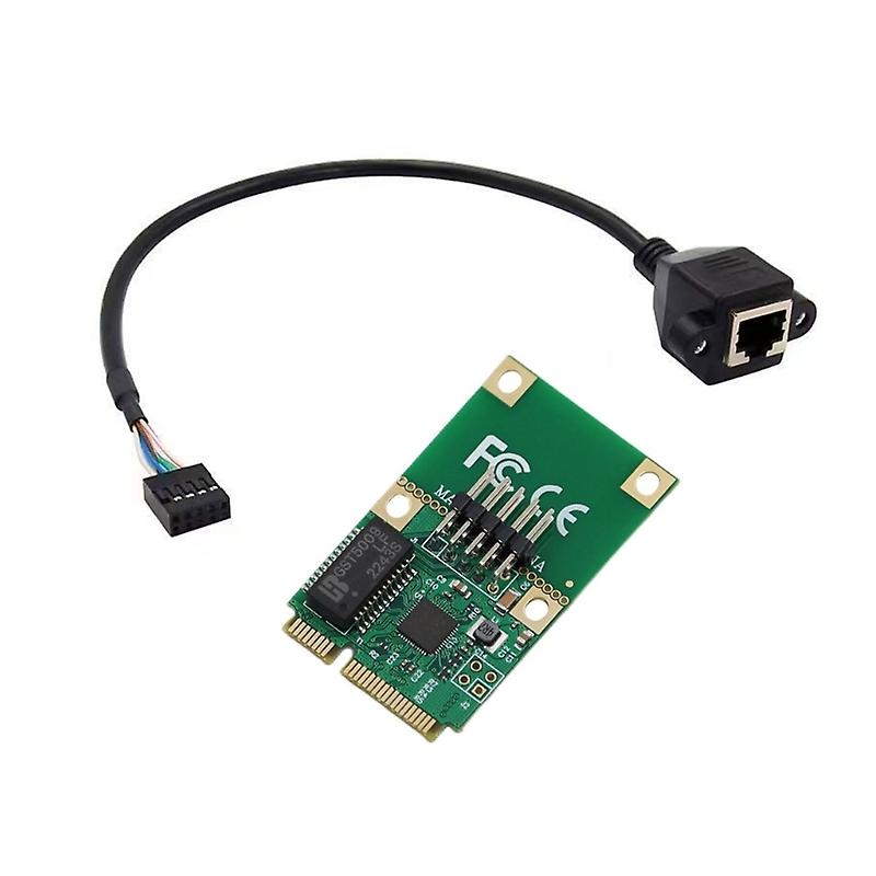 Industrial Control Single Port Ethernet Mini PCIe Networking Card 8111F