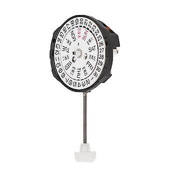 DTCY Quarzwerk Legierung SL25 3 Zeiger Tag Datum Kalender Uhr Uhrwerk Ersatzteile Zubehör