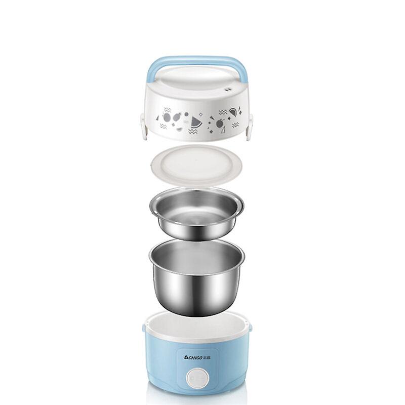 Electric Lunch Box 250w Portable Food Warmer With Removable 304 Stainless Steel Food Container