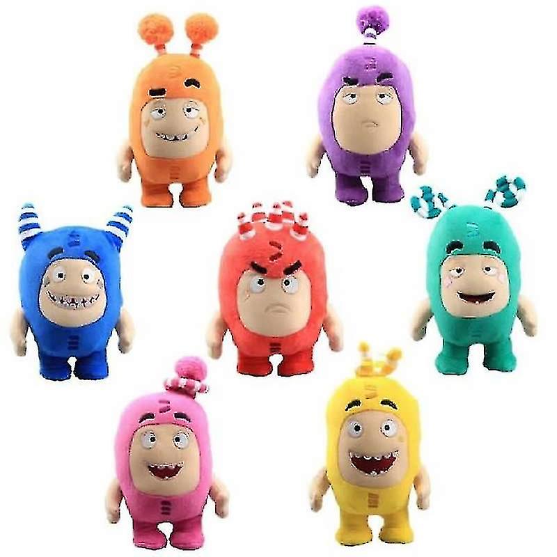 24 سنتيمتر الكرتون Oddbods أنيمي أفخم لعبة الكنز من الجنود الوحش لينة محشوة لعبة فتيل فقاعات زيك جيف دمية للأطفال هدية
