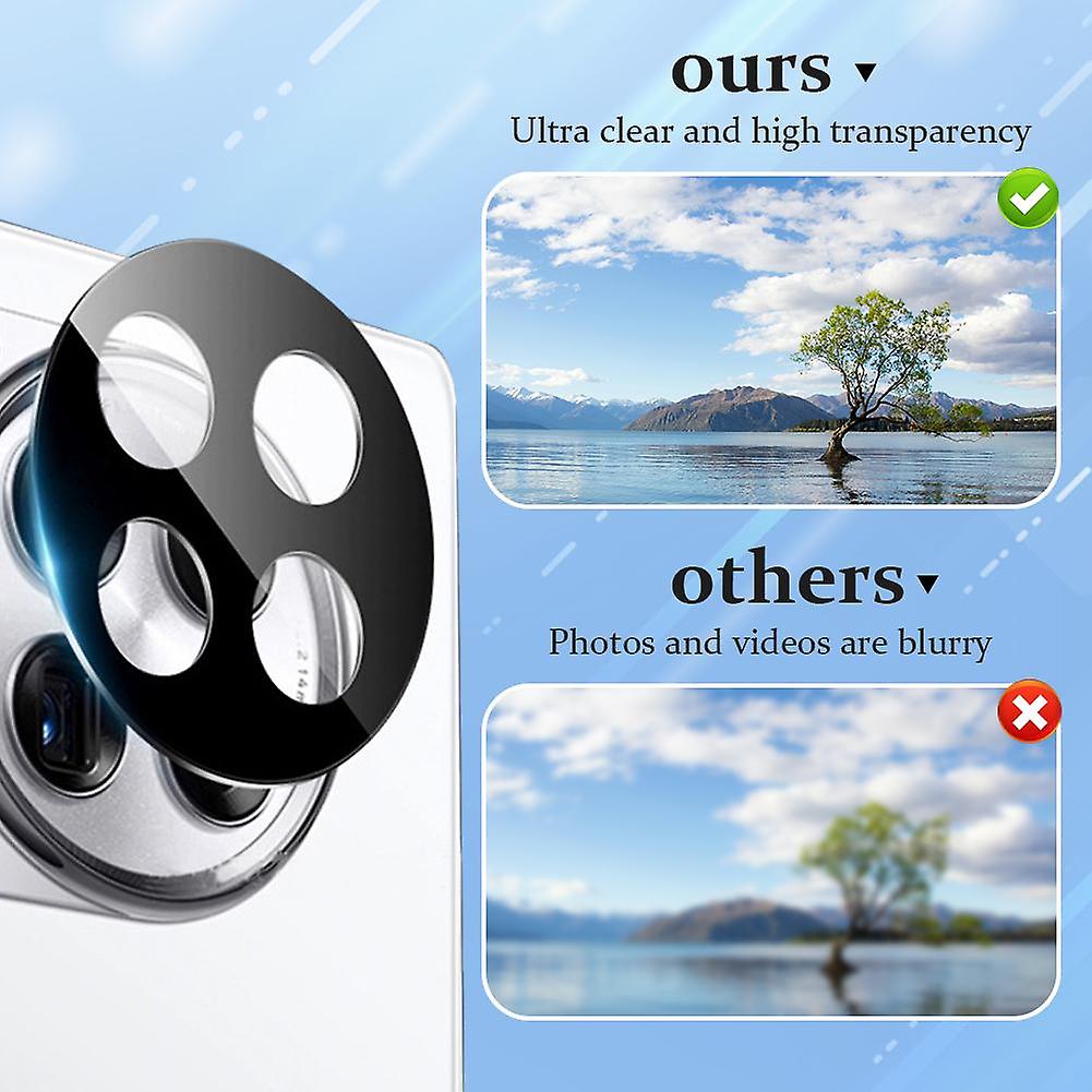 3D Back Camera Protector Case For OnePlus 12 Tempered Glass Rear Lens Cover