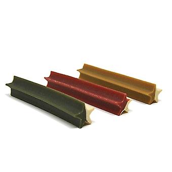 Petisco de barra de estrela média vegetal vegano hipoalergênico para cães (3pcs, 20g / pc)