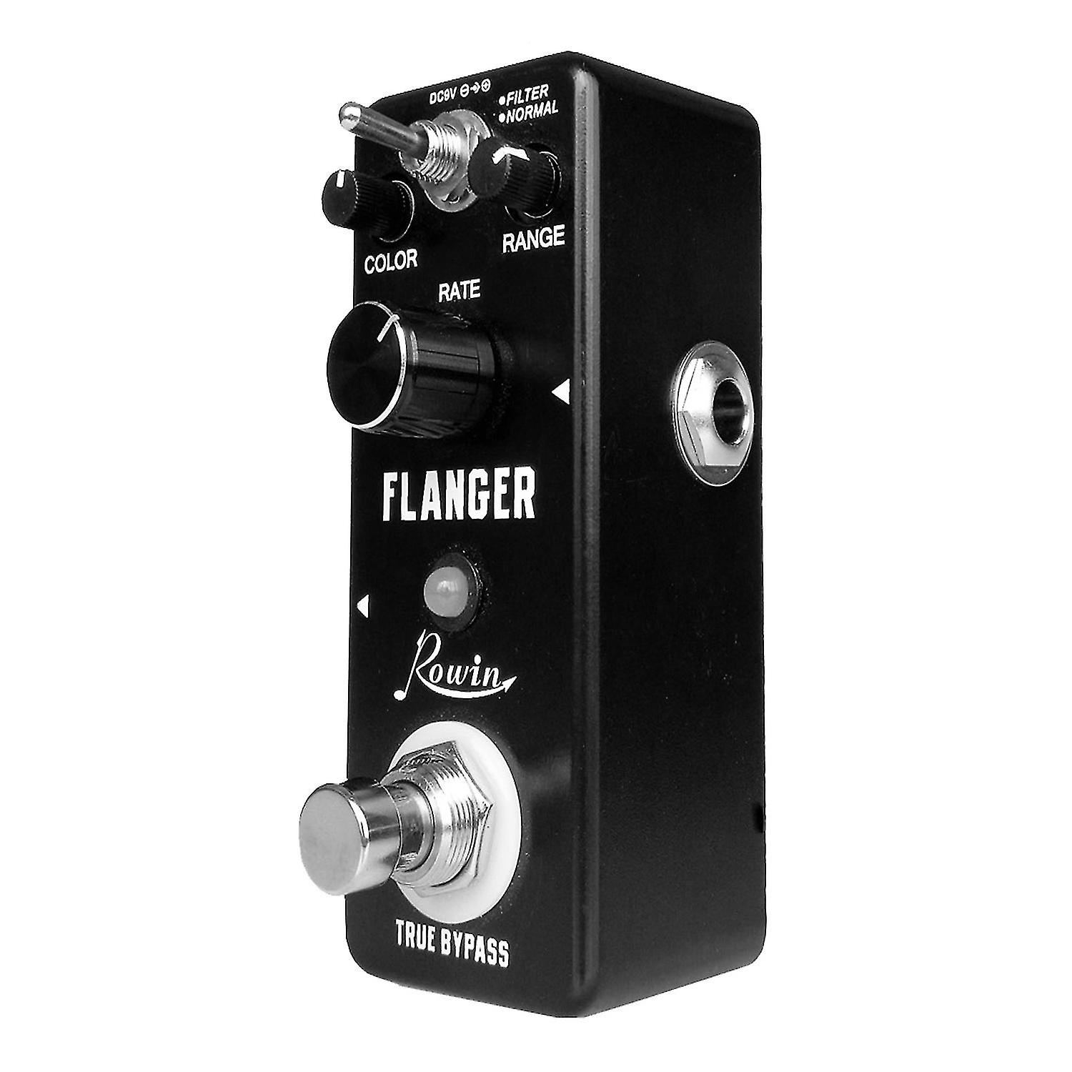 Rowin LN-312 Classic Analog Flanger Guitar Effect Pedal True Bypass Aluminum Alloy Shell