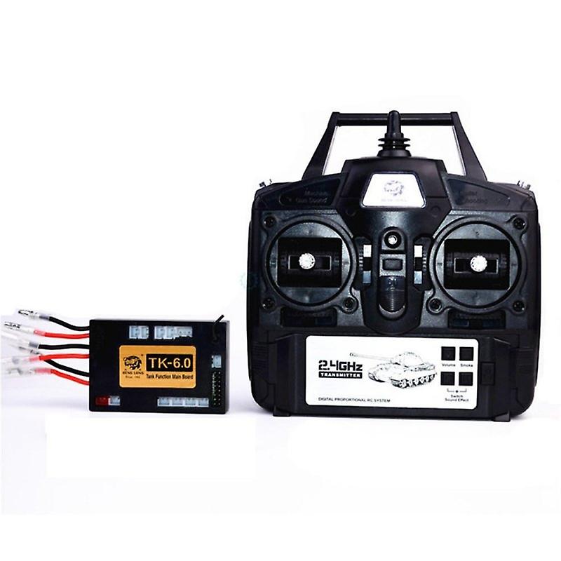 6.0 Function Mainboard + 2.4G Transmitter Remote Control System Set for Heng Long 1/16 RC Car Model 