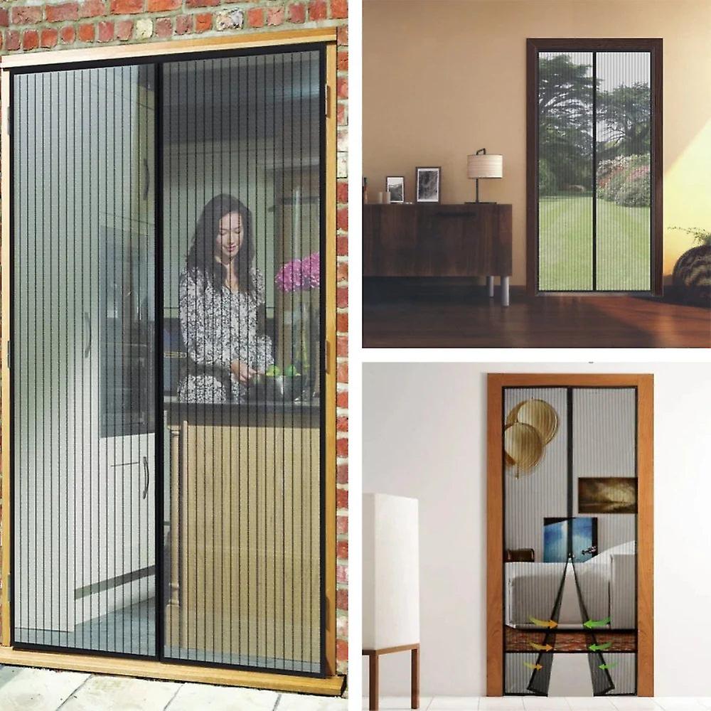 Magnetic Screen Door Curtain - Anti-mosquito, Automatic Closing, Insect & Fly Protection For Home