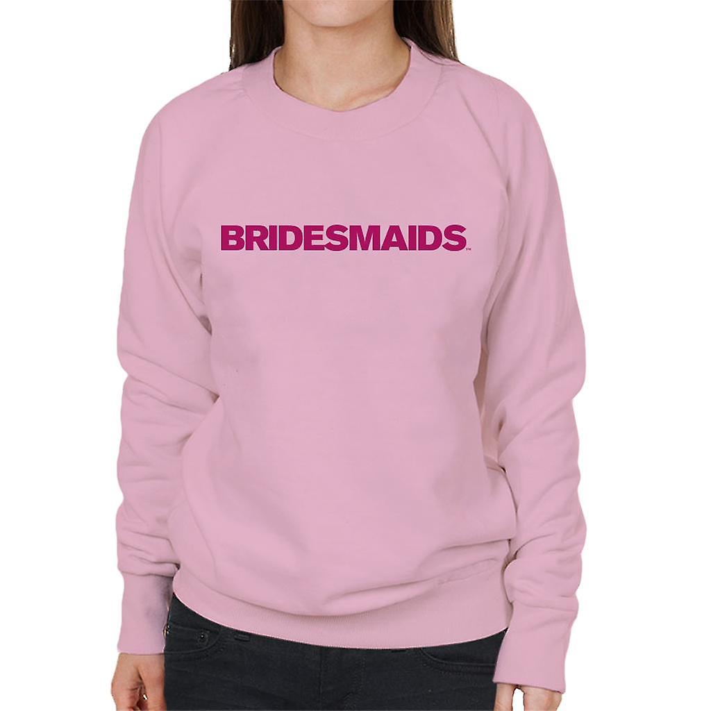 Bridesmaids Pink Logo Women's Sweatshirt