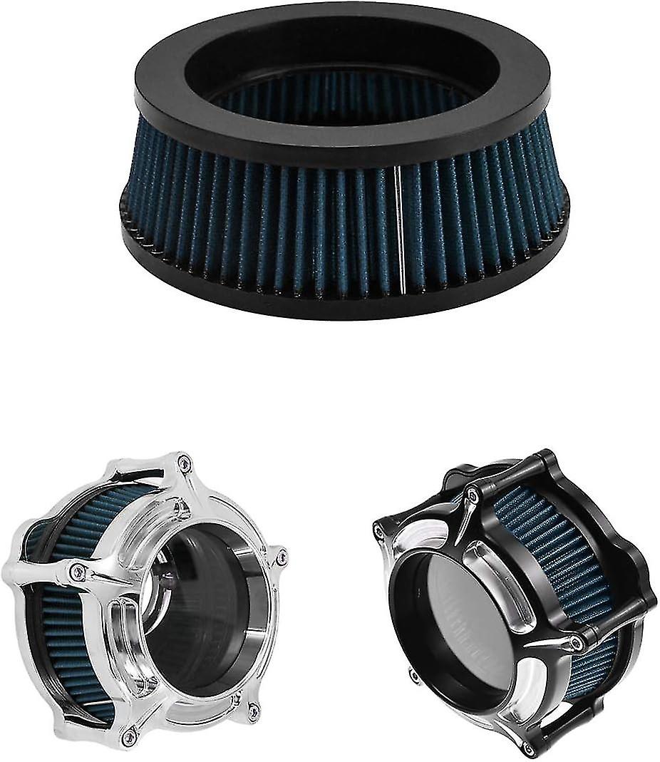 Air Filter Element Replacement Fit For Harley Sportster Xl Touring Flhr Dyna Softail Blue
