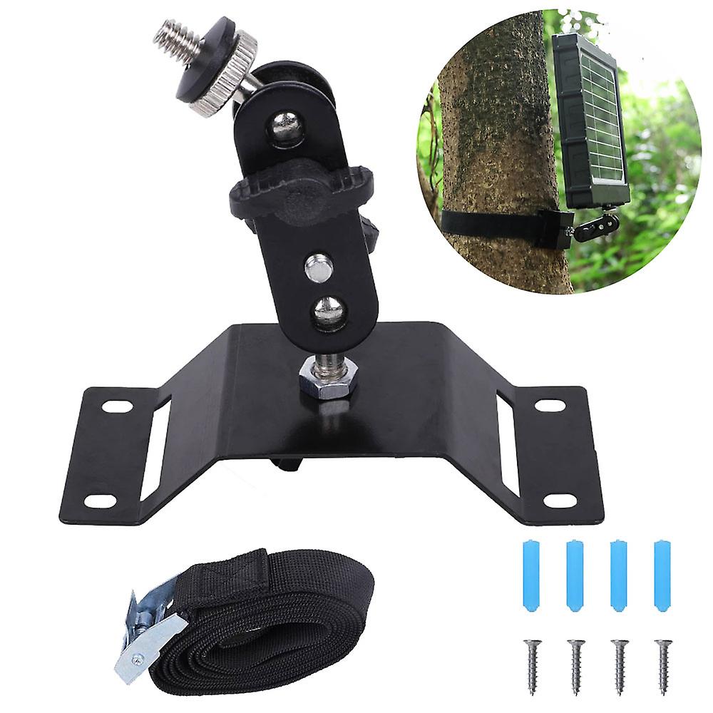 Trail Camera Stand Tree Mount Holder Wall Tripod Mount Bracket Base Belt Kit
