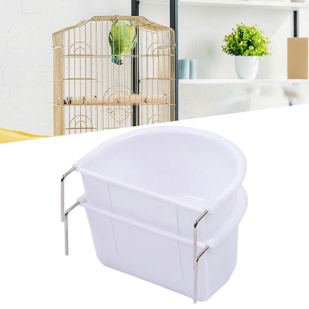 Madárketrec műanyag D csészék adagoló horgokkal Pinty Madármag csésze