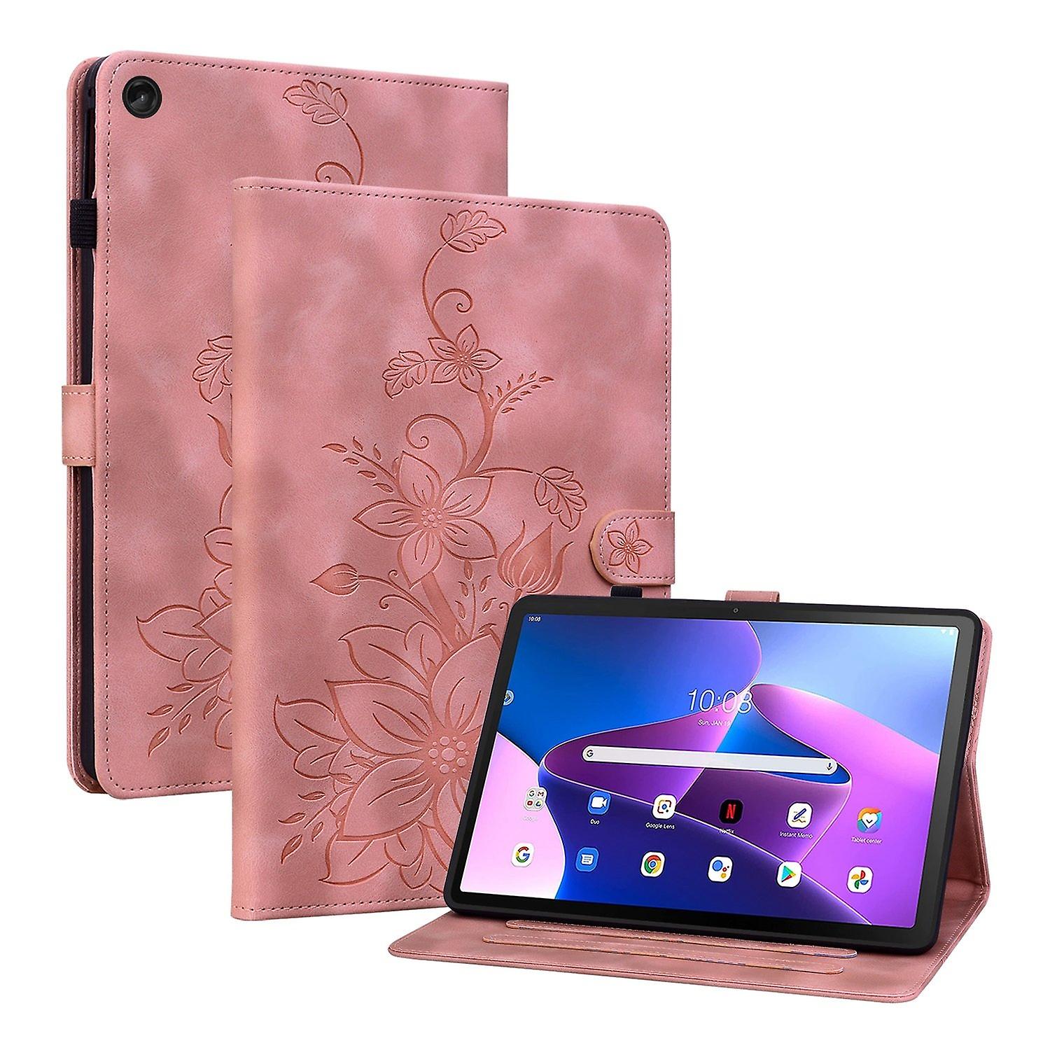 Embossed Leather Case For Lenovo Tab M10 10.1 3rd Gen