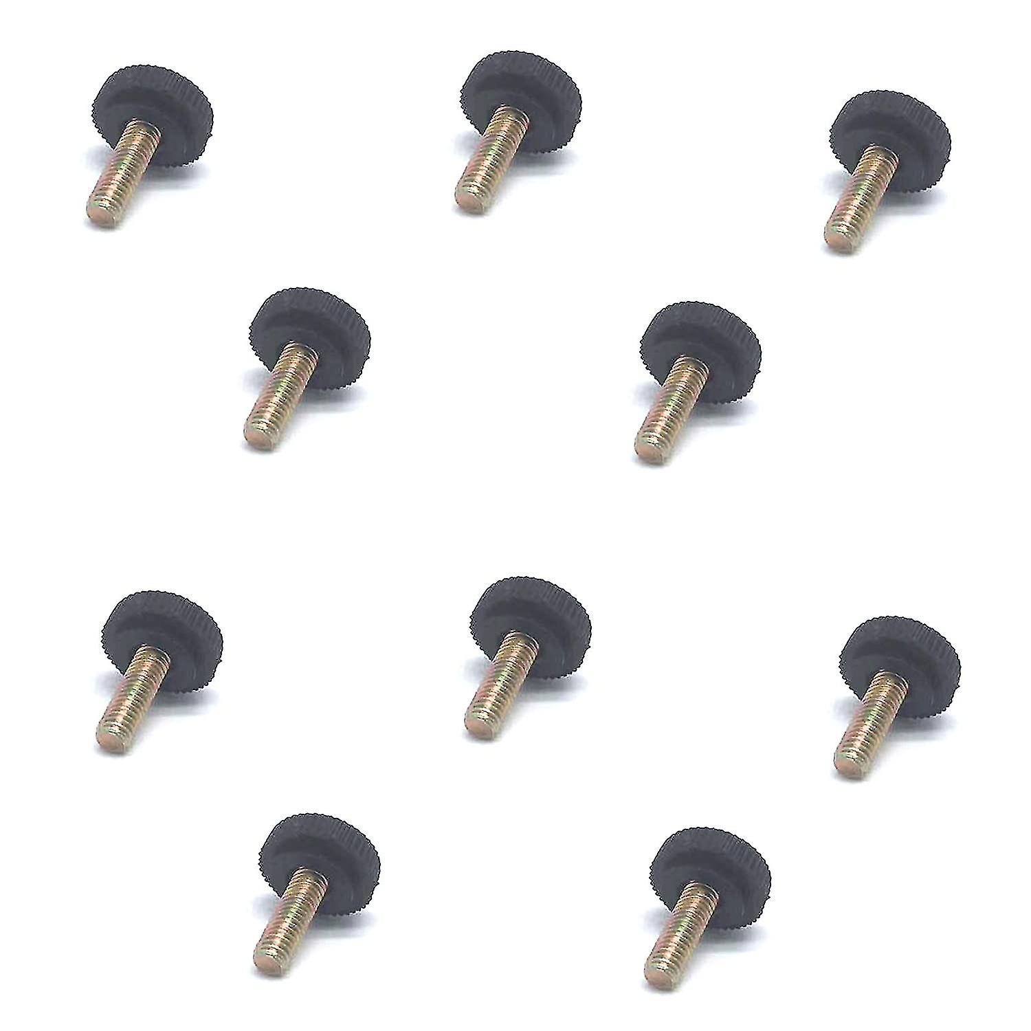 10pcs Threaded Thumb Screws Plastic Knurled Plastic Head Plastic Head Thumb