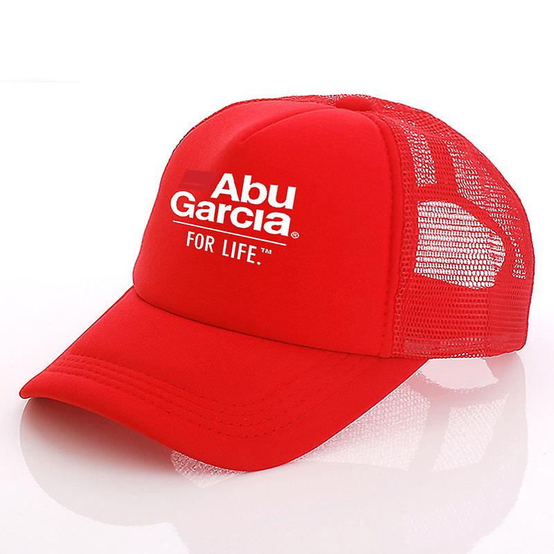 Abu Garcia Hommes Camionneur Cap Baseball Cap Mesh Net Hat Femmes Brass Buckle Dad Cap Snapback Réglable