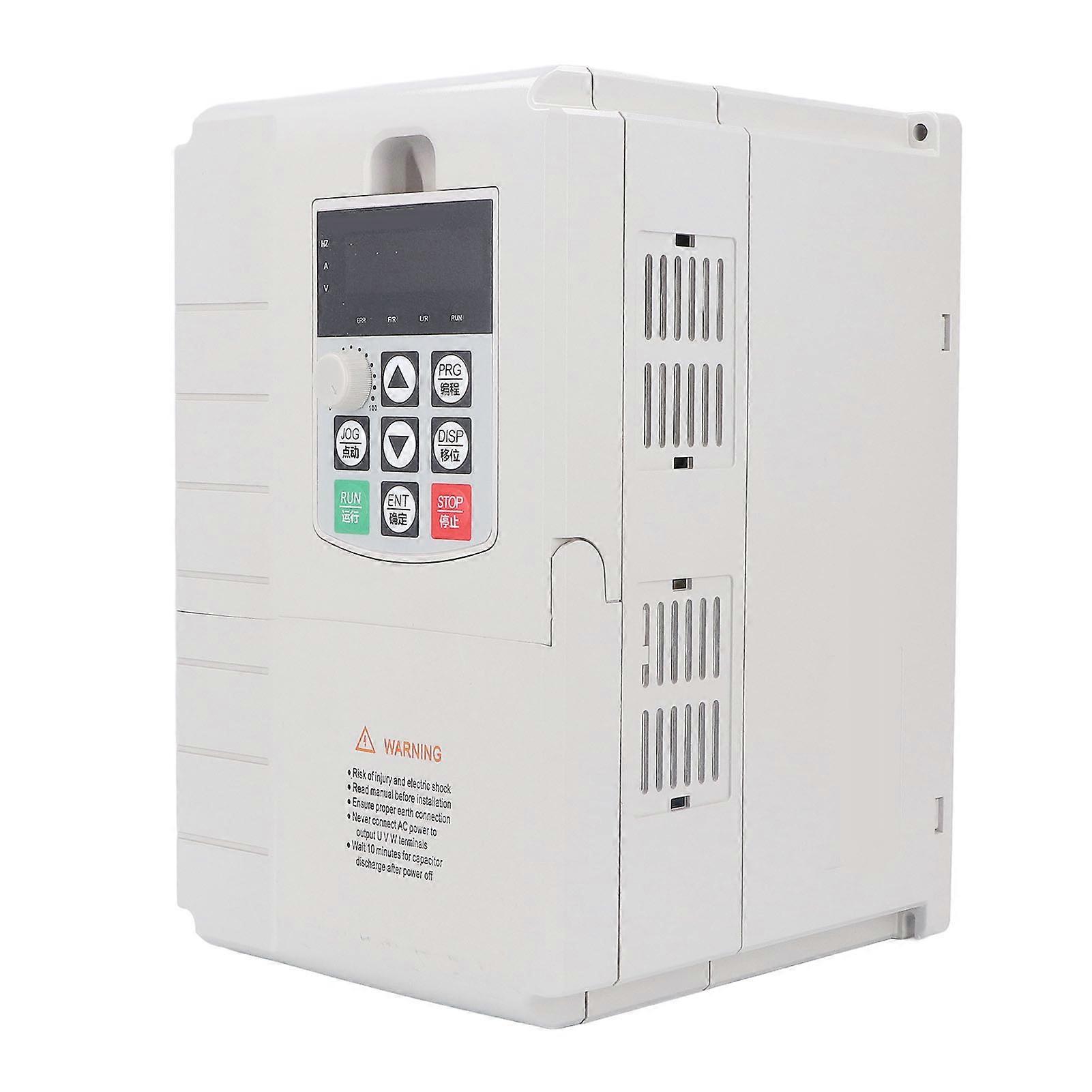 Variable Frequency Drive Vfd Single To 3 Phase Motor Speed Control Governor 5.5kw 220v Ac 35a