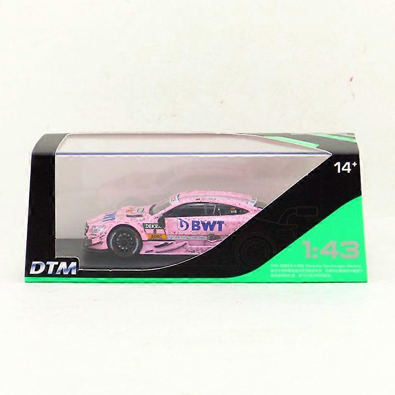 1/43 مقياس RMZ مدينة لعبة مركبة دييكاست نموذج مرسيدس- C63 AMG DTM سباق السيارات التعليمية مجموعة هدية للأطفال عرض لعبة السيارات