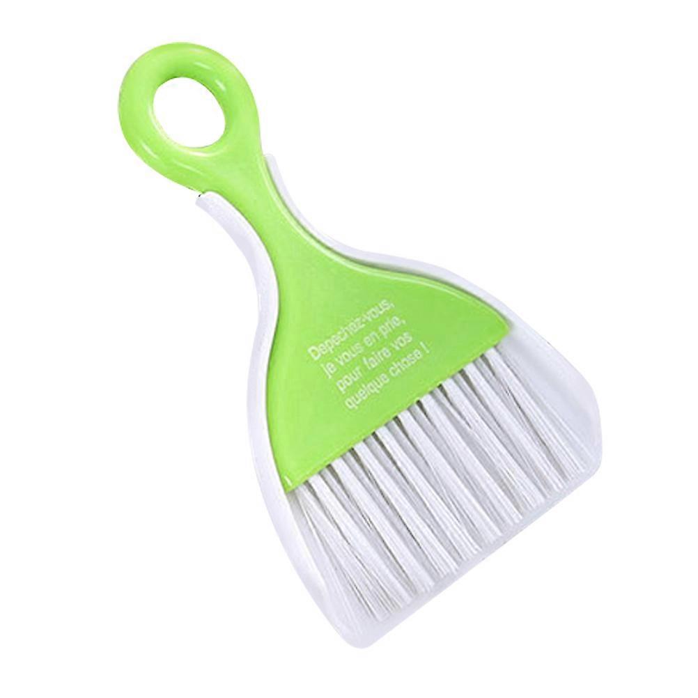 Small Desktop Sweeper Cleaning Brush Small Broom Dustpan Set (Random Color)