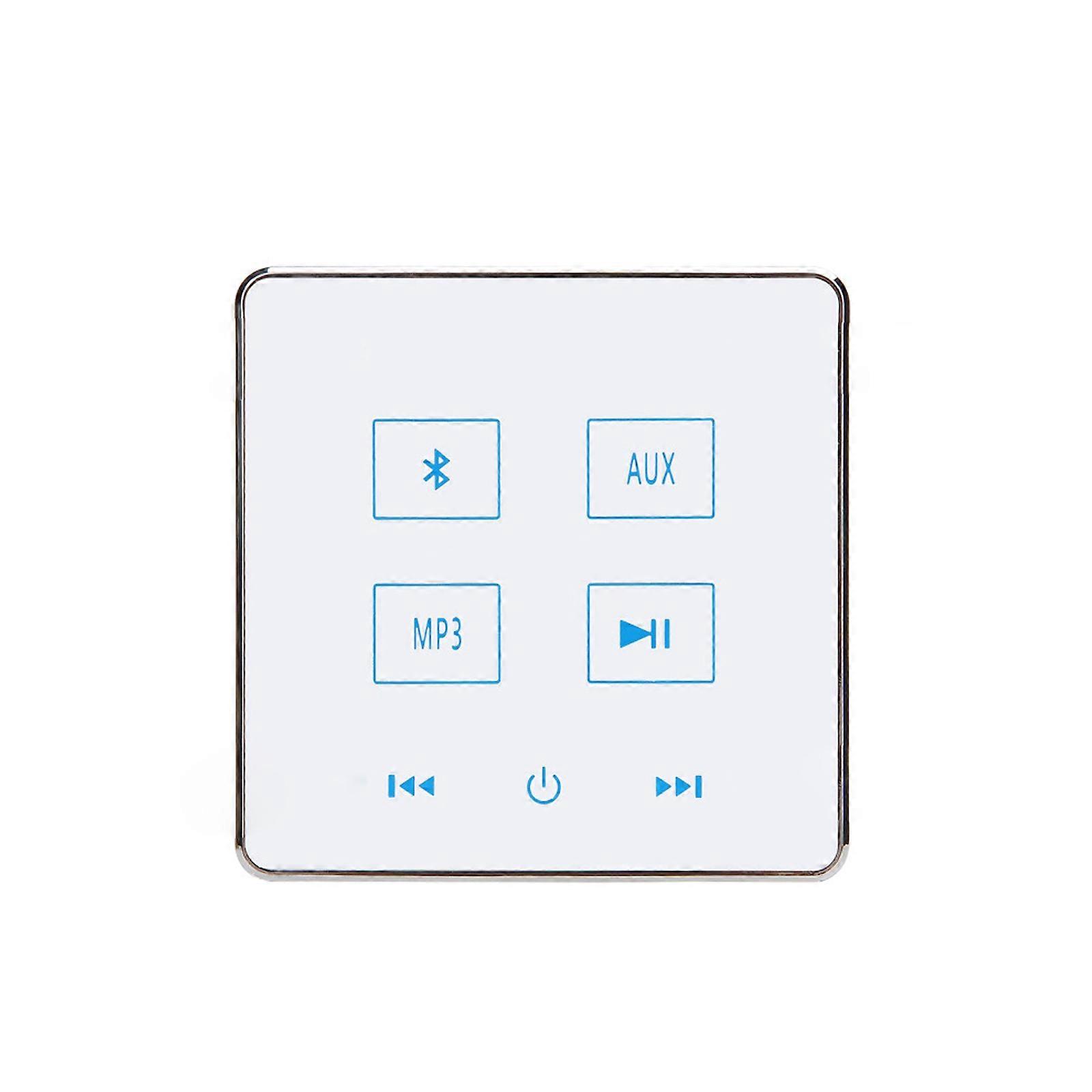 Amplificatore audio da parete di classe D a 2 canali e 20 W compatibile con Bluetooth, touch screen
