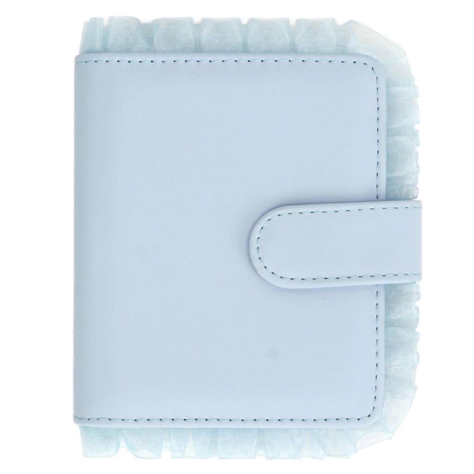 Mini Film Photo Album Book 64 Pockets Universal For Polaroid Mini12 11 9 8 Instant Camera 3in Picture Name Card Holder Blue