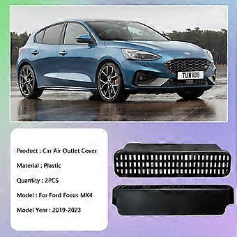 Autocollants Intérieurs A/C Pour Ford Focus MK4 2019-2020 – Finition Inox Argentée Gauche/Droite