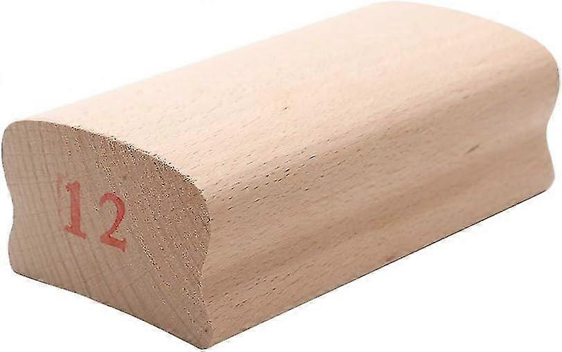 12# Radius Sanding Block Fret Leveling Fingerboard Luthier Tool para baixo acústico ou elétrico (comprimento: 5,12 polegadas)