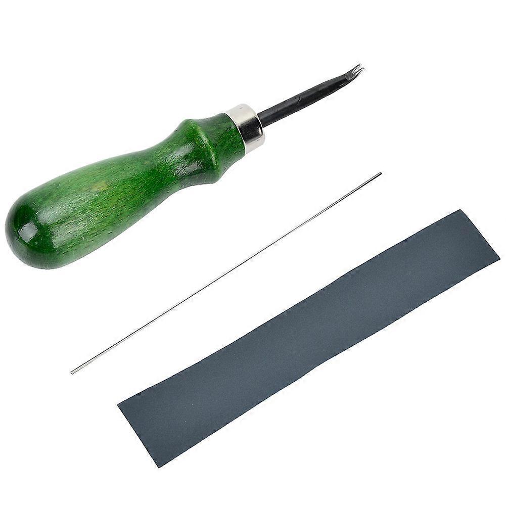 0.6mm-1.4mm Professional Beveler DIY Accessory Leather Craft Edge Cutting Tool (0.8mm)