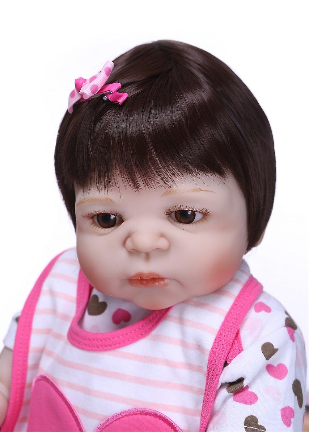 Reborn Baby Doll Princess Girl Dolls Full Body Soft Silicone