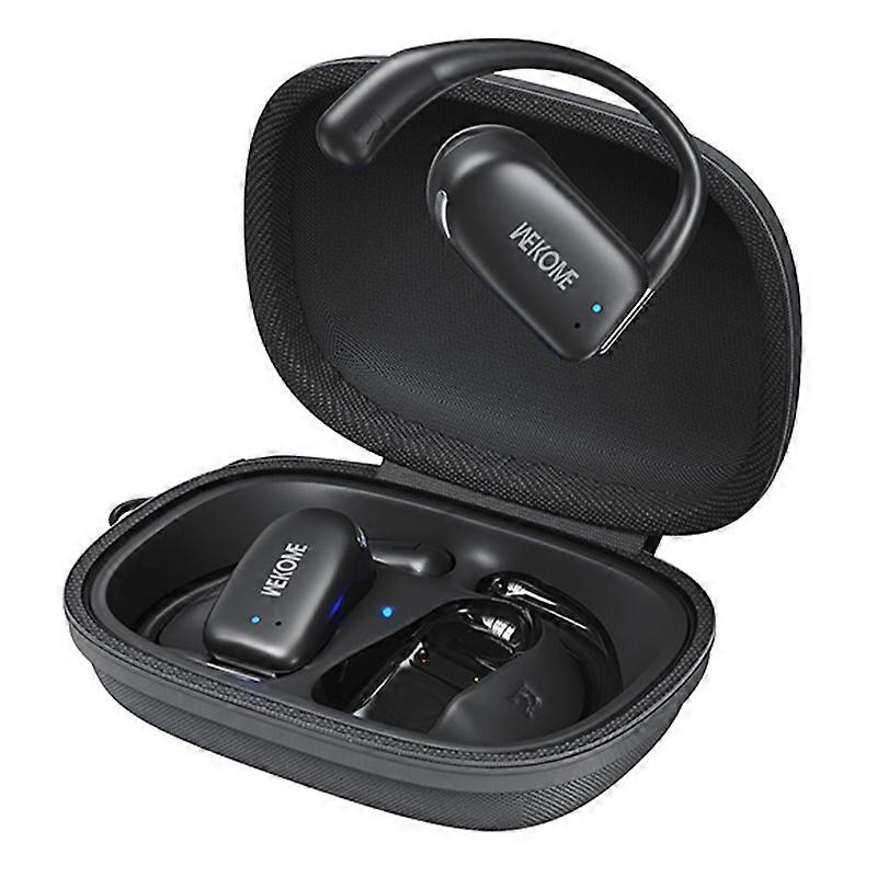 Beluga S2 OWS Bluetooth Earhook Headset Wireless Earphone with Charging Case - Black